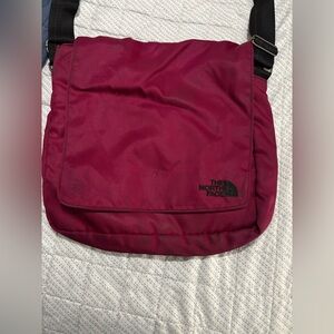 The North Face Fuchsia Pink Messenger Bag